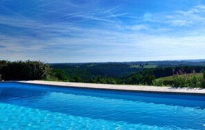 Una piscina riscaldata