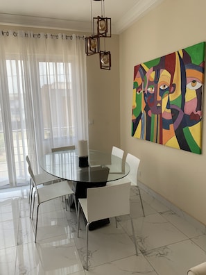 Apartment, 2 Bedrooms, Non Smoking, Private Bathroom | Living area | Flat-screen TV - Luxury for You (Santeo)