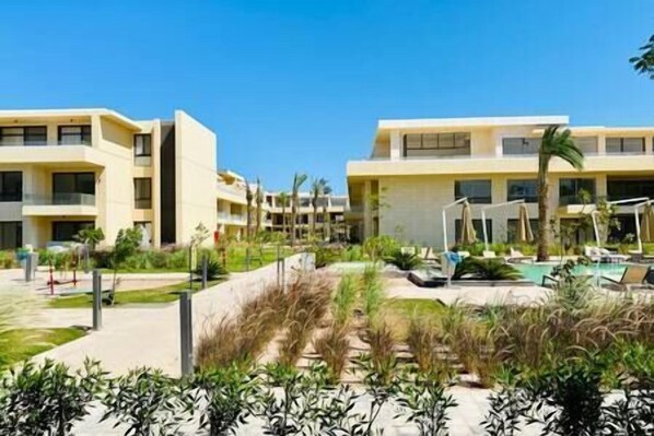 Pool - A Bright Studio @G-Cribs - El Gouna W/ Shared pool! (Red Sea Governorate)