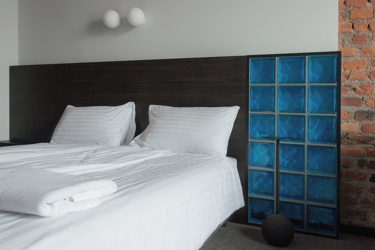 1 bedroom, blackout curtains, iron/ironing board, free WiFi