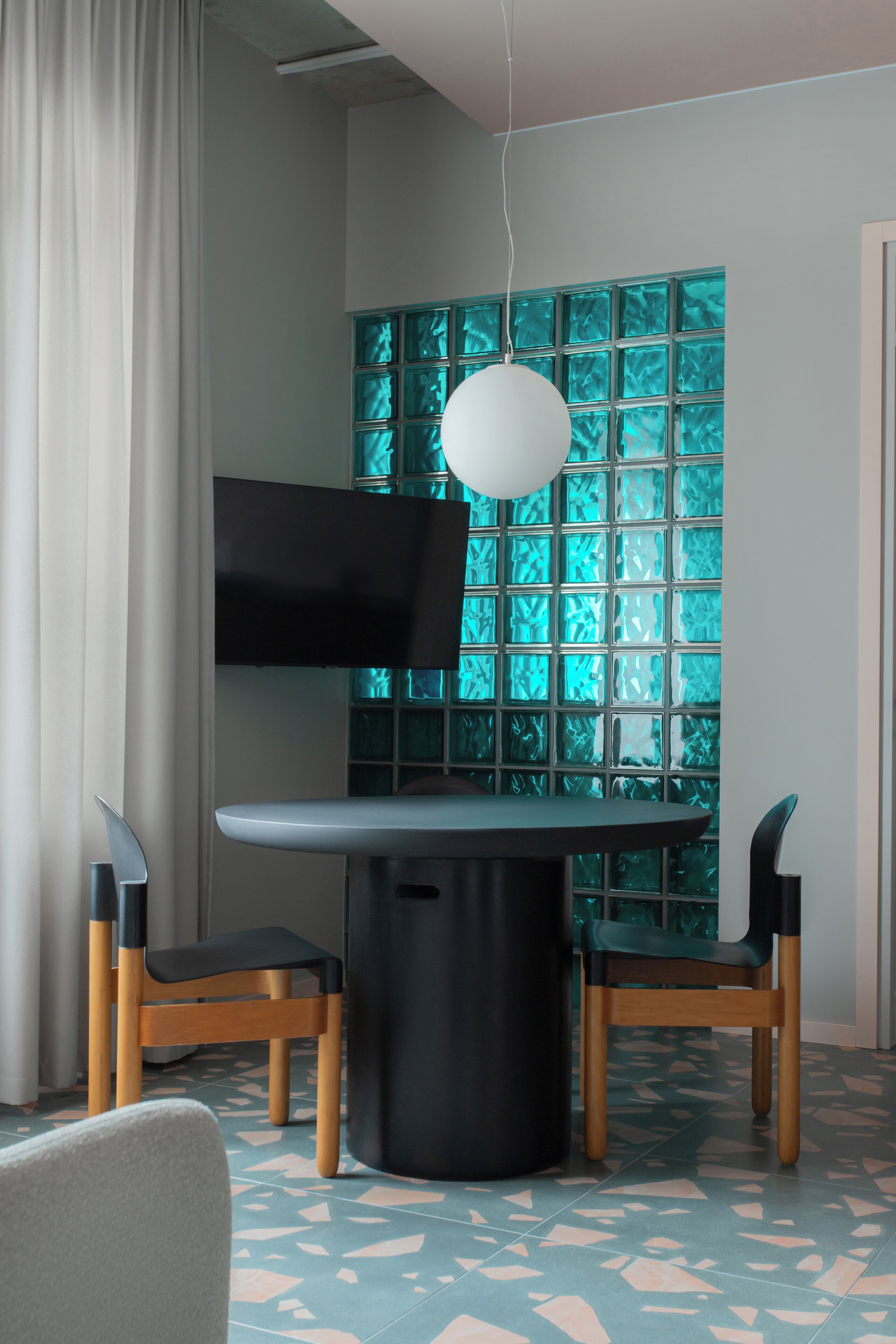 Premium Apartment | Living area | 45-inch TV with cable channels