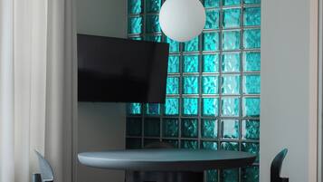 Premium Apartment | Living area | 45-inch TV with cable channels