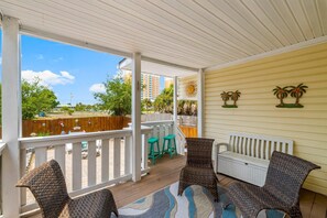 Townhome, Multiple Beds (Basking by the Beach) | Terrace/patio