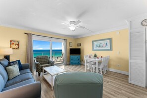 Condo, 1 King Bed with Sofa bed (The Summit 726) | Living area - The Summit 726 (Panama City Beach)