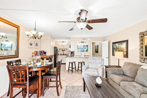 Condo, 1 King Bed with Sofa bed (The Summit 820) | Living area | TV - The Summit 820 (Panama City Beach)