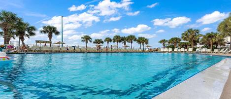 Condo, 1 King Bed with Sofa bed (The Summit 926) | Pool | Outdoor pool, a heated pool