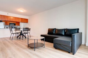 Smart TV, foosball, table tennis