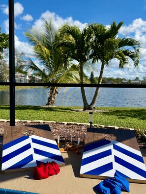 Property grounds - Sunny Naples 3BR Retreat w/ Heated Pool & BBQ (Naples)