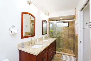 Shower, hair dryer