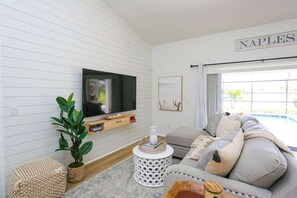 Smart-tv en een kantoor