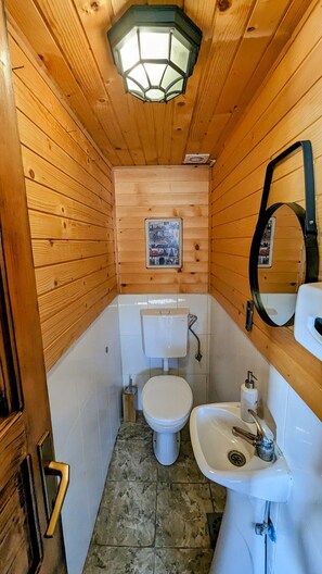 Bruser, hårtørrer, håndklæder, Sæbe