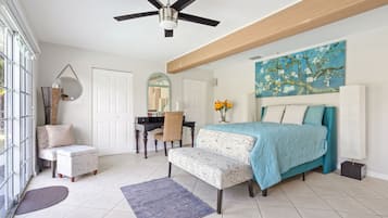 4 dormitorios, tabla de planchar con plancha, wifi gratis y ropa de cama