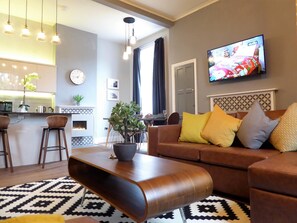 Apartamento | 1 dormitorio, escritorio, sistema de insonorización