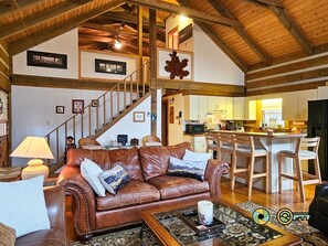 Een smart-tv en een open haard