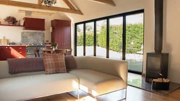 TV connectée, cheminée