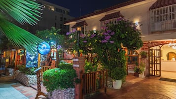 Front of property – evening/night