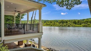 Terrace/patio - Kingfisher Point: Beautiful New Home on Cassadaga Lake (Cassadaga)