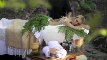 Body treatments, aromatherapy, deep-tissue massages, Swedish massages