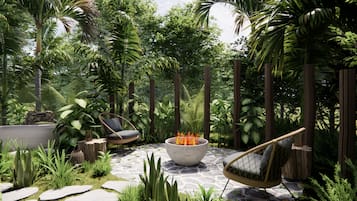 Luxury Cabin, Mountain View | Terrace/patio