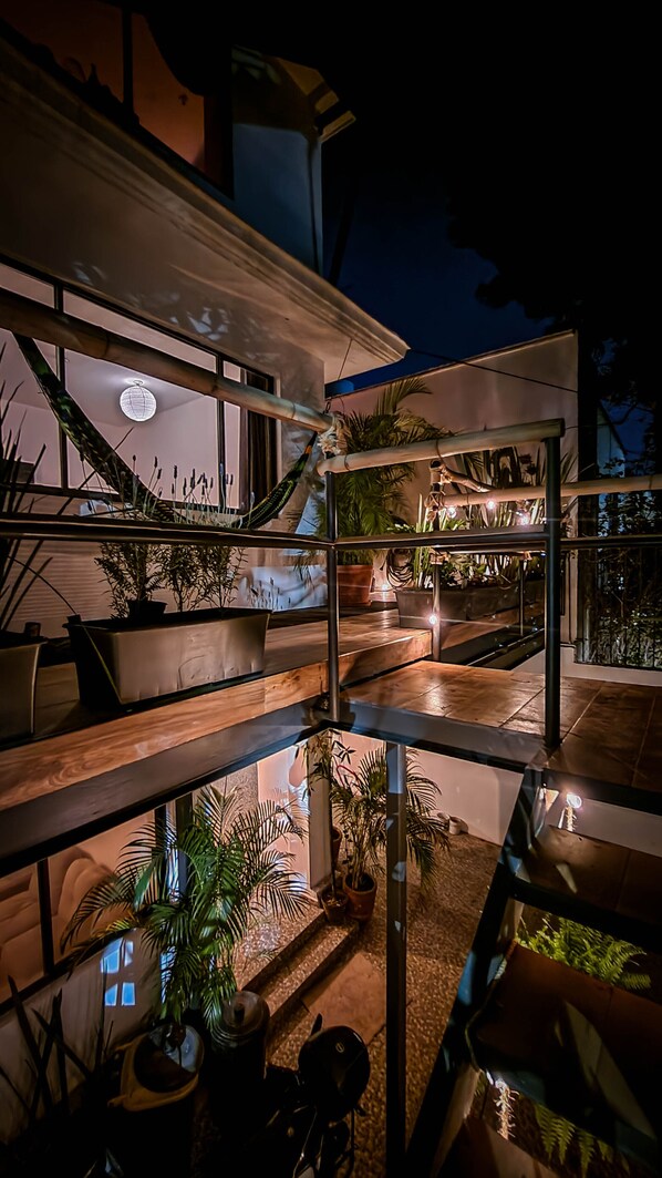 Luxury Suite, Courtyard View | Terrace/patio - Mansión Bamboo (Mexico City)