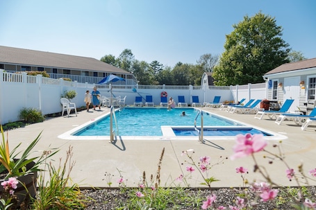 A heated pool. Premium Family Suite - 2 Double Beds, 1 King Bed