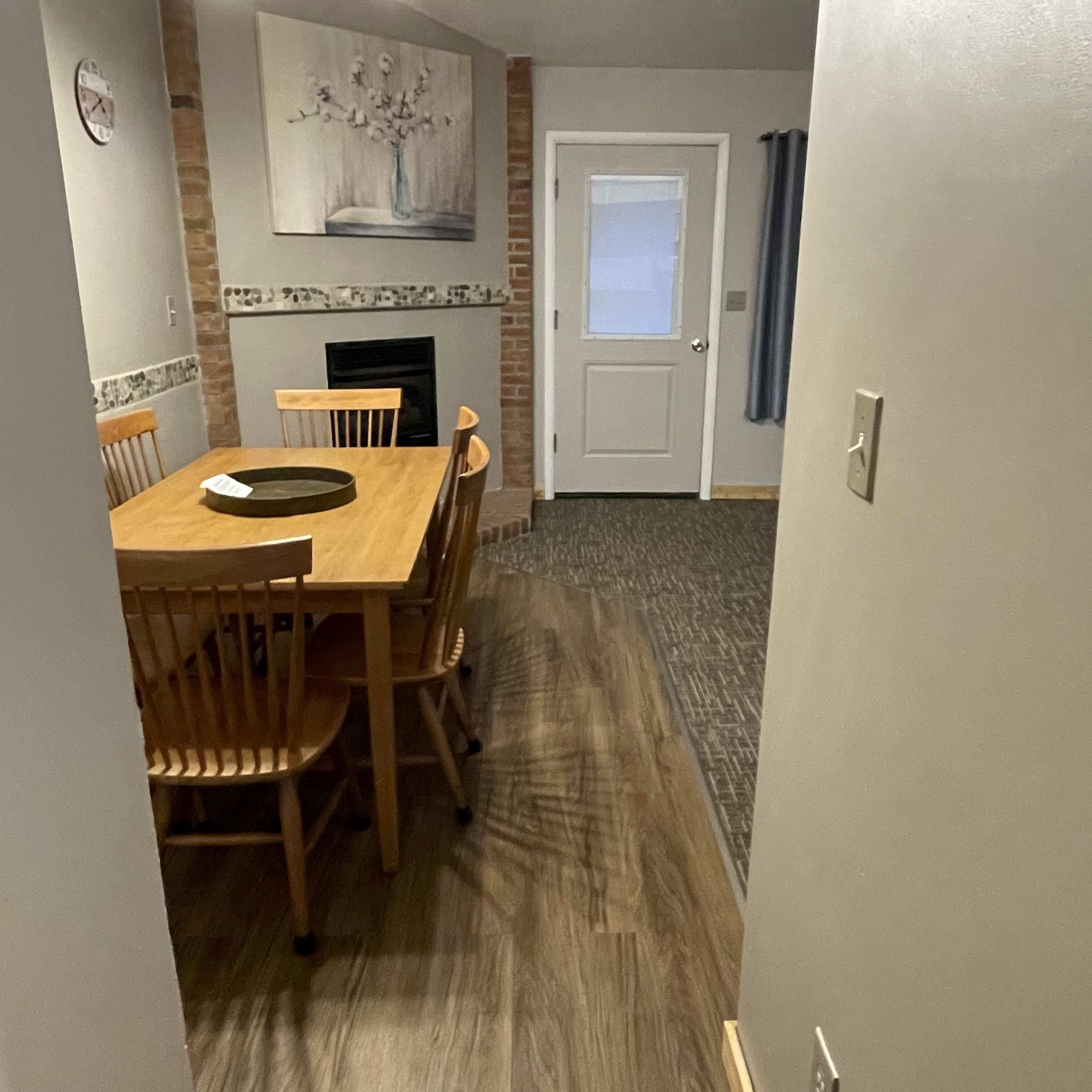 Spiseområde på rommet