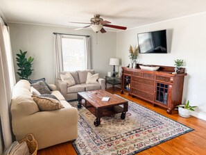 Smart TV, DVD player, video library