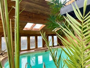 Una piscina riscaldata