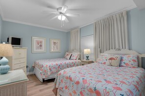 2 bedrooms, desk, iron/ironing board, free WiFi