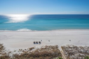 Accommodatie ligt op het strand