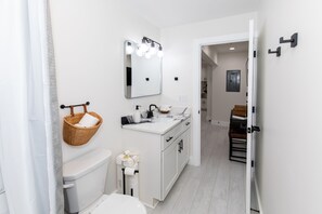 Hair dryer, towels