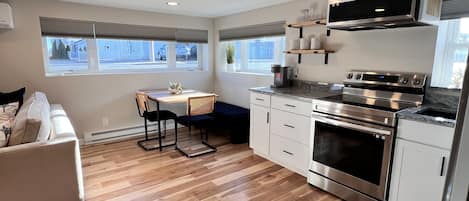 Deluxe Condo | Private kitchen | Coffee/tea maker