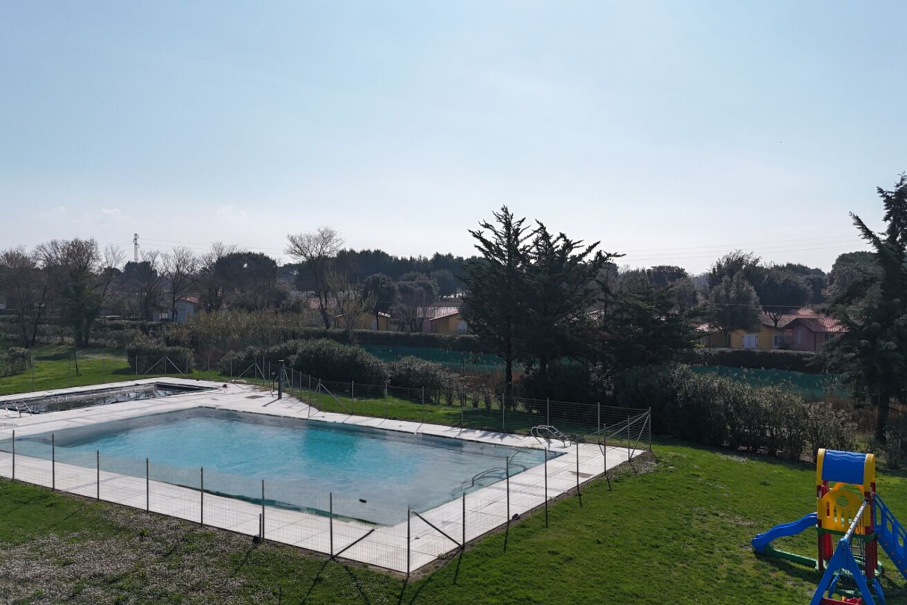 Una piscina riscaldata