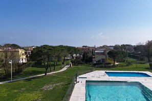 A heated pool - M375 - Marcelli, two-room apartment with garden in a residence with swimming poo (Numana)