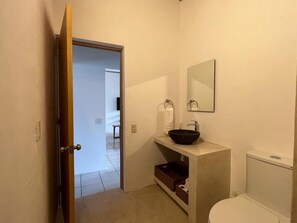 Dusche, Handtücher, Seife, Shampoo