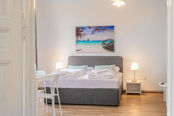 2 bedrooms, WiFi, bed sheets