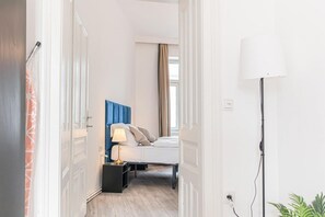 2 chambres, fer et planche Ă repasser, Wi-Fi, draps fournis
