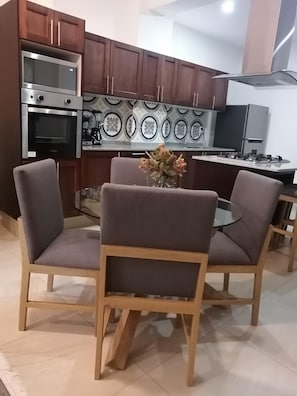 Microwave, oven, stovetop