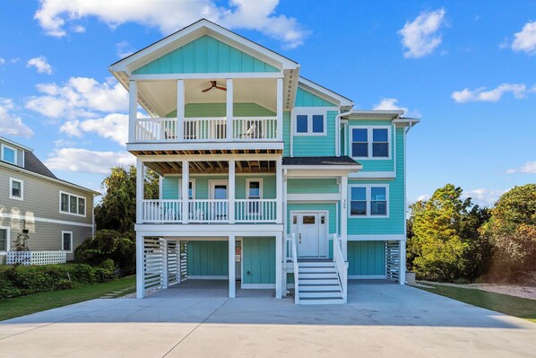 Exterior - 4920- Stress Less ll, Enjoy Pool, Hot Tub, Sun Deck and Rec Room in Kitty Hawk (Kitty Hawk)