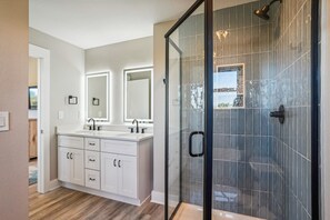 Shower, towels