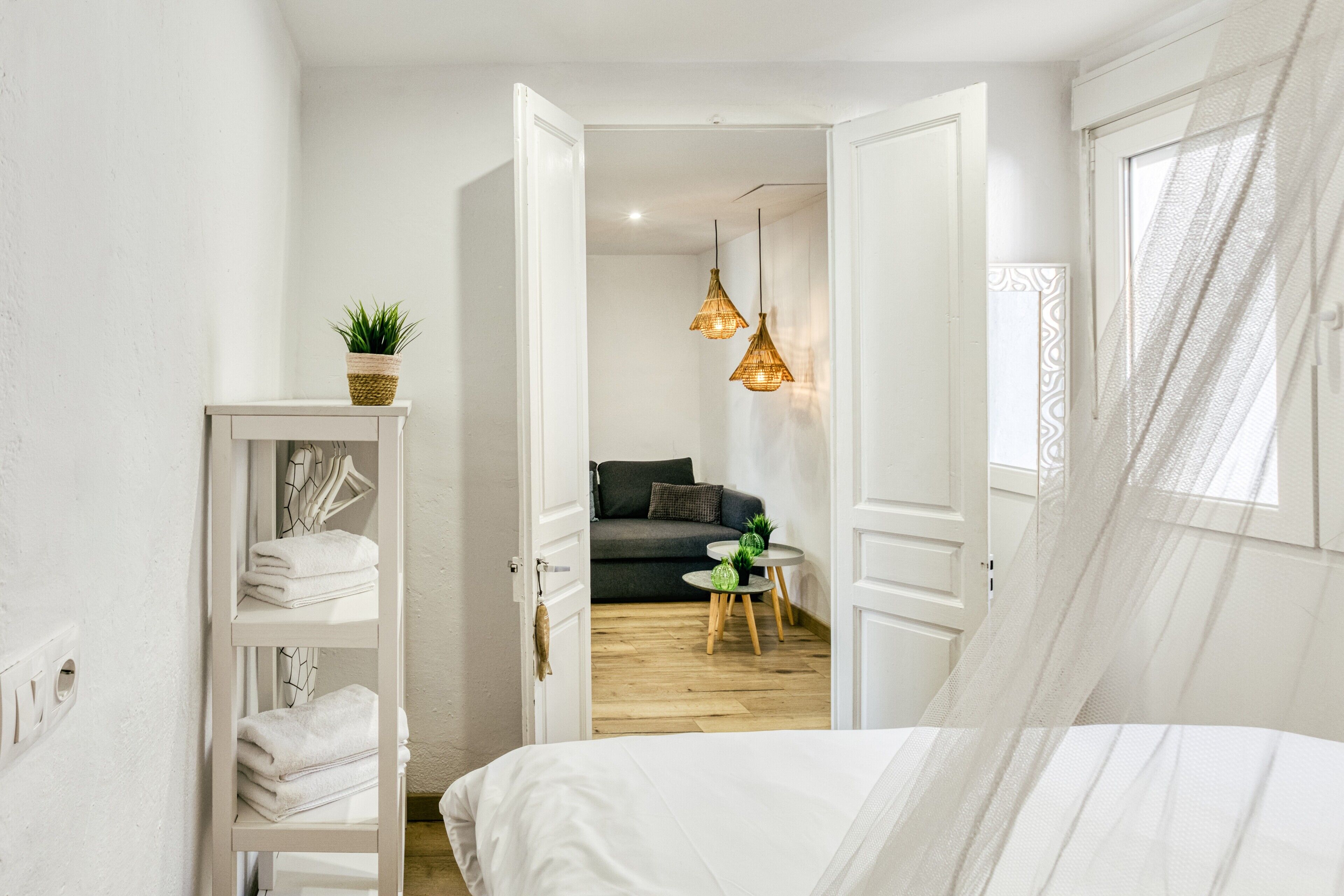 2 多间卧室、熨斗/熨衣板、免费 WiFi、床单