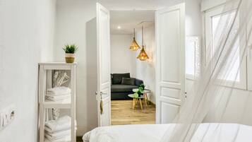 2 多间卧室、熨斗/熨衣板、免费 WiFi、床单