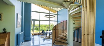 Maison de vacances 'Espace, Luxe, Calme Et Nature' avec vue sur les montagnes et climatisation