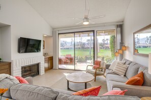 Fernseher, Kamin