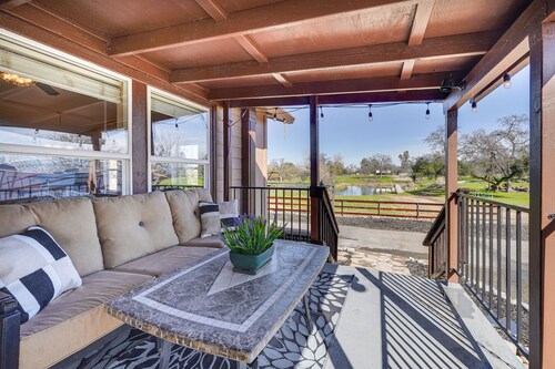 Covered Patio: Lincoln Vacation Rental!