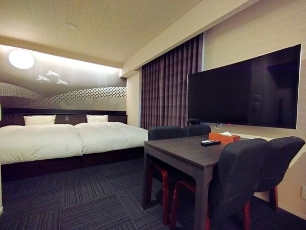 Deluxe Room, 1 Bedroom | 1 bedroom, desk, blackout drapes, soundproofing - a-un (Kyoto)