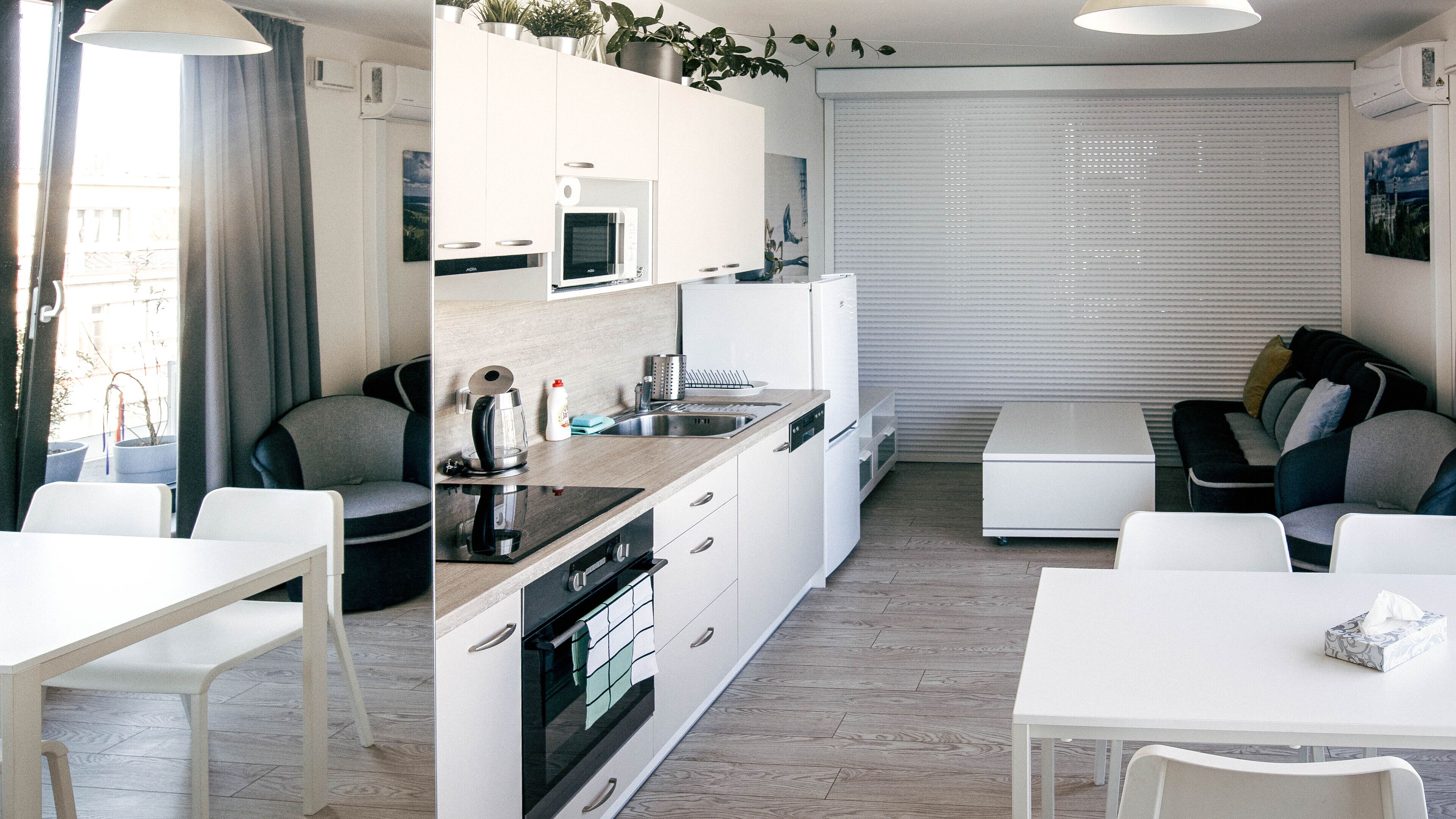 Deluxe-Apartment, 1 Schlafzimmer | Mikrowelle