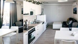 Deluxe Apartment, 1 Bedroom | Microwave - Cozy Apartment with Big Terrace - Karlín (Prague)