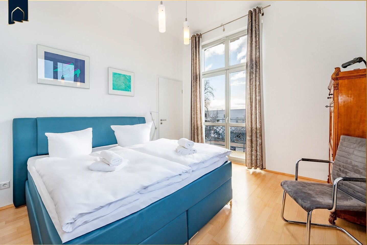 2 Schlafzimmer, Schreibtisch, WLAN