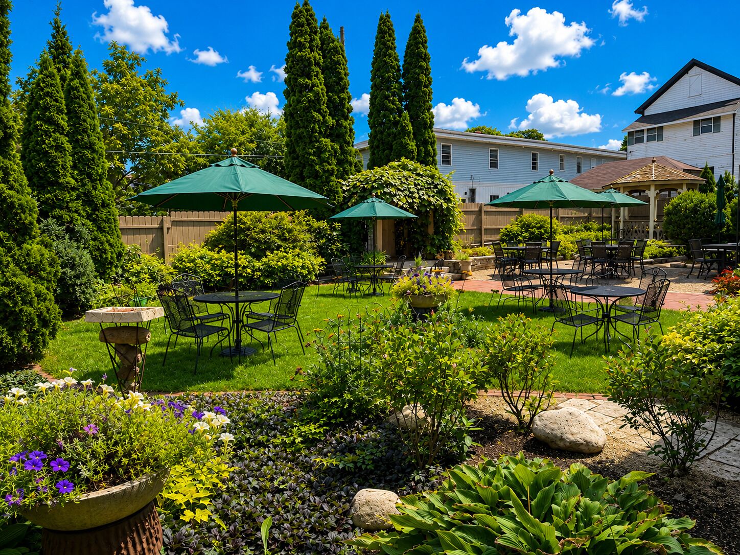 Outdoor dining